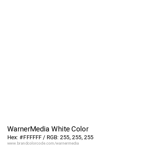 WarnerMedia's White color solid image preview