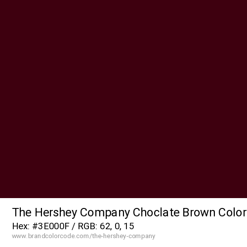 The Hershey Company's Choclate Brown color solid image preview