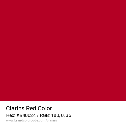 Clarins's Red color solid image preview