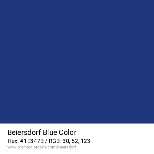 Beiersdorf's Blue color solid image preview