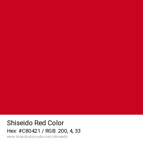 Shiseido's Red color solid image preview