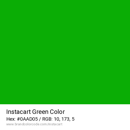 Instacart's Green color solid image preview