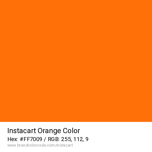 Instacart's Orange color solid image preview
