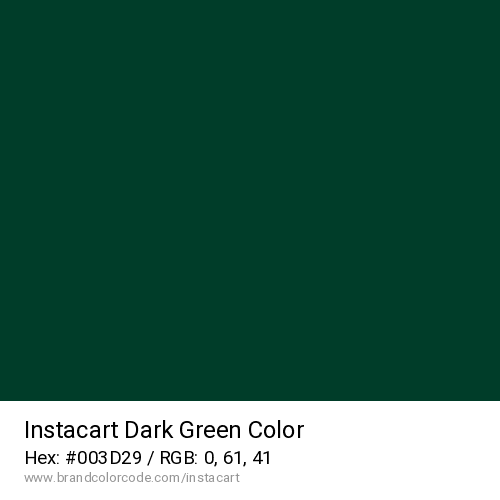 Instacart's Dark Green color solid image preview
