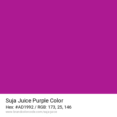 Suja Juice's Red color solid image preview