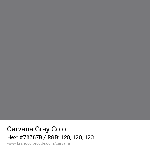 Carvana's Gray color solid image preview