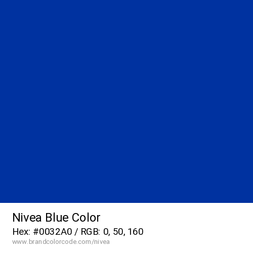 Nivea's Blue color solid image preview