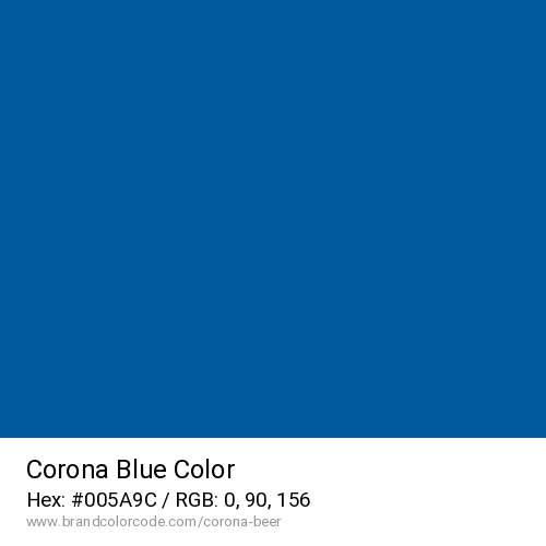 Corona (Beer)'s Blue color solid image preview