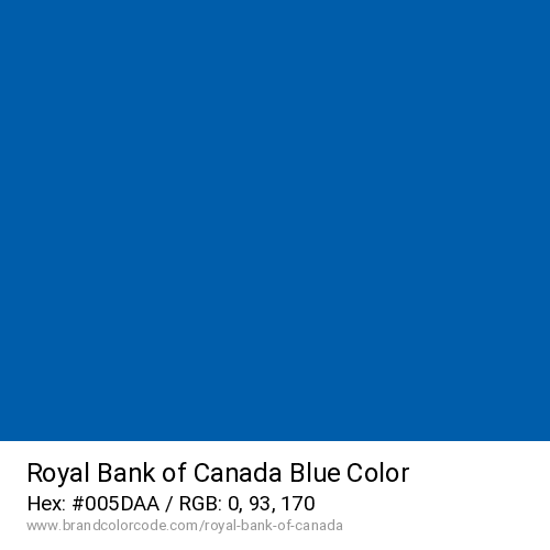 Royal Bank of Canada's Blue color solid image preview