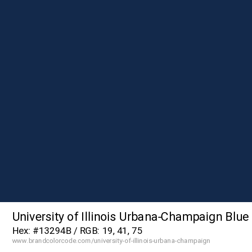 University of Illinois Urbana-Champaign's Blue color solid image preview