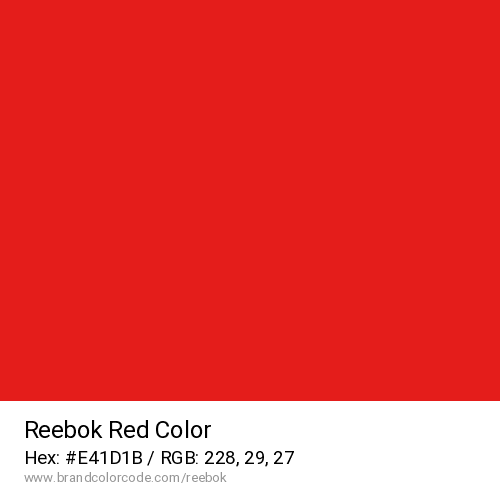 Reebok's Red color solid image preview
