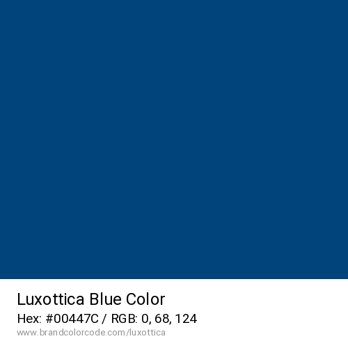 Luxottica's Blue color solid image preview