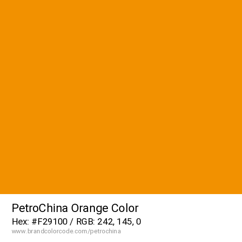 PetroChina's Orange color solid image preview