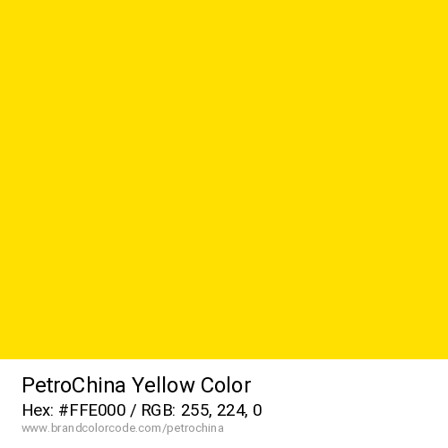 PetroChina's Yellow color solid image preview