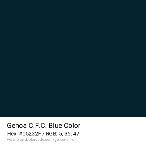 Genoa C.F.C.'s Blue color solid image preview