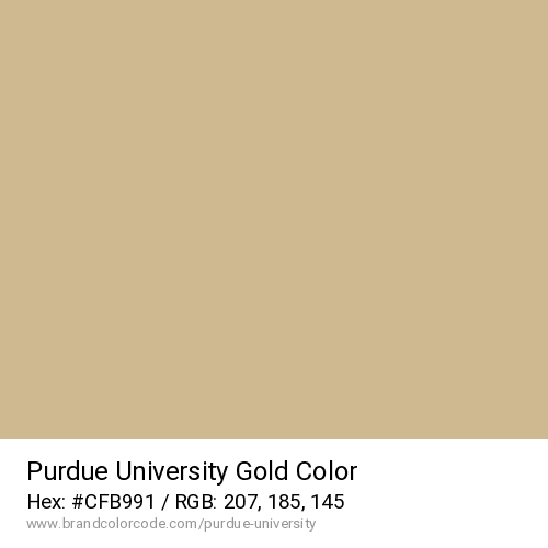 Purdue University's Gold color solid image preview