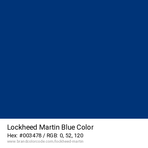 Lockheed Martin's Blue color solid image preview