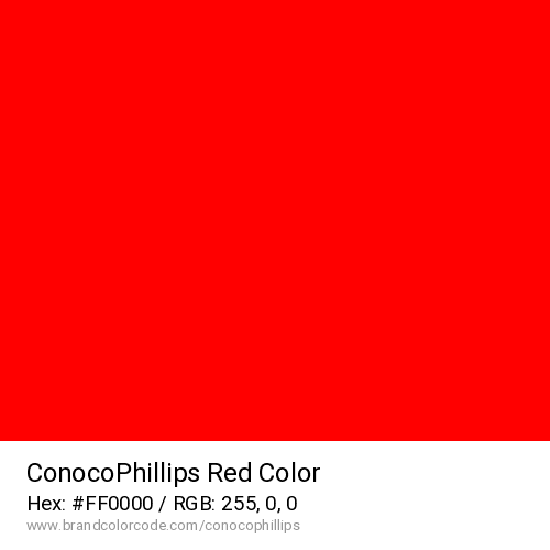 ConocoPhillips's Red color solid image preview