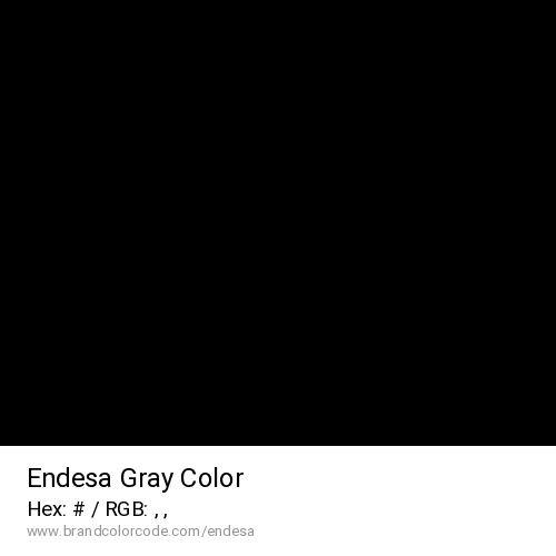 Endesa's Gray color solid image preview