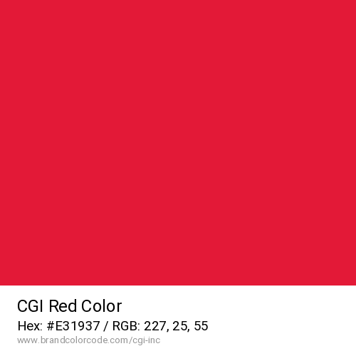 CGI Inc.'s Red color solid image preview