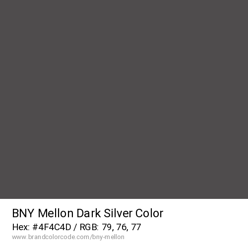 BNY Mellon's Dark Silver color solid image preview