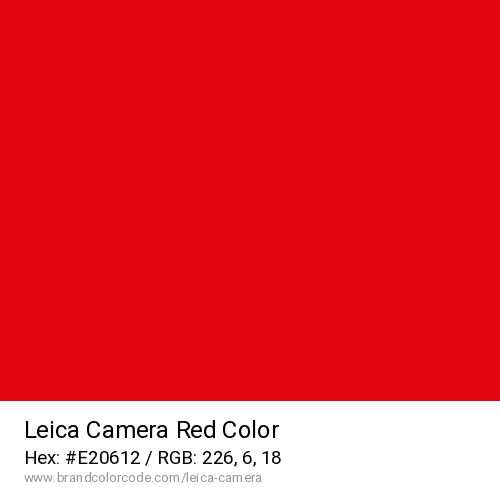 Leica Camera's Red color solid image preview