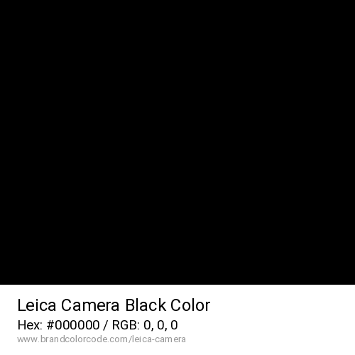 Leica Camera's Black	 color solid image preview