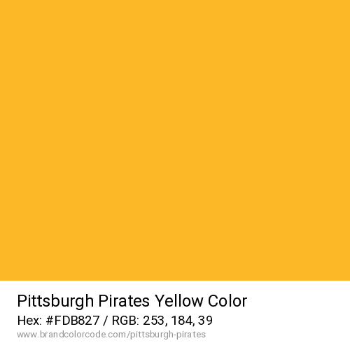 Pittsburgh Pirates's Yellow color solid image preview