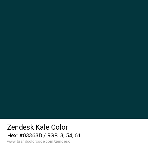 Zendesk's Kale color solid image preview