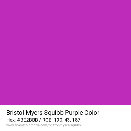 Bristol Myers Squibb's Purple color solid image preview