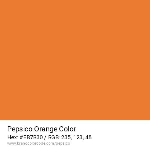 Pepsico's Orange color solid image preview