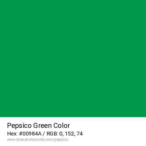 Pepsico's Green color solid image preview