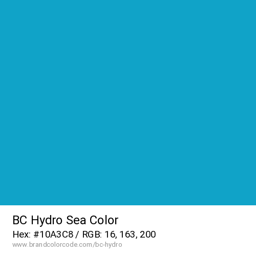BC Hydro's Sea color solid image preview