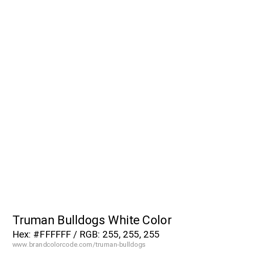 Truman Bulldogs's White color solid image preview