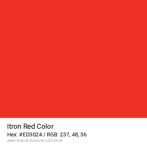 Itron's Red color solid image preview