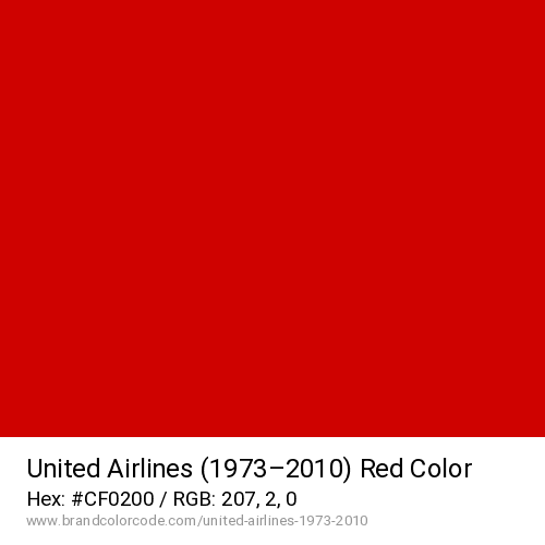 United Airlines (1973–2010)'s Red color solid image preview