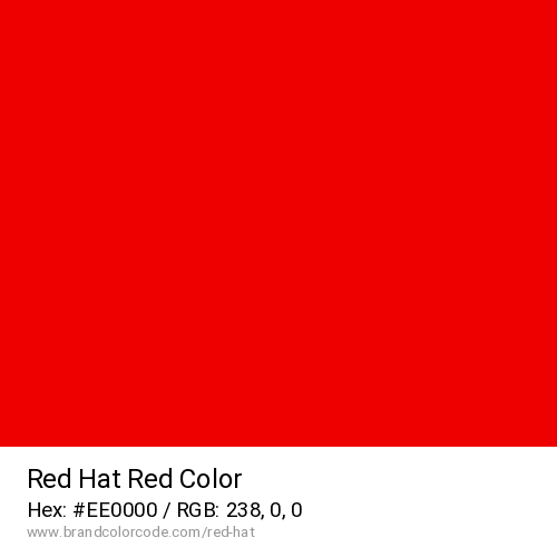 Red Hat's Red color solid image preview