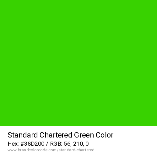 Standard Chartered's Green color solid image preview