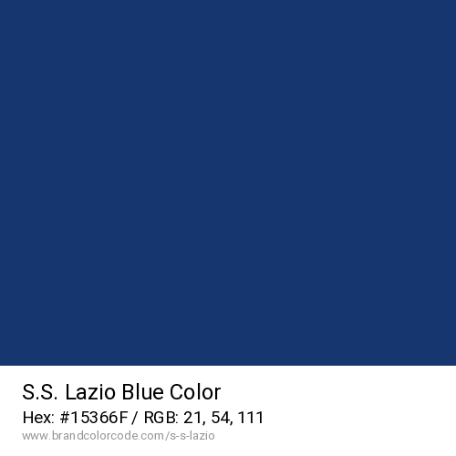 S.S. Lazio's Blue color solid image preview