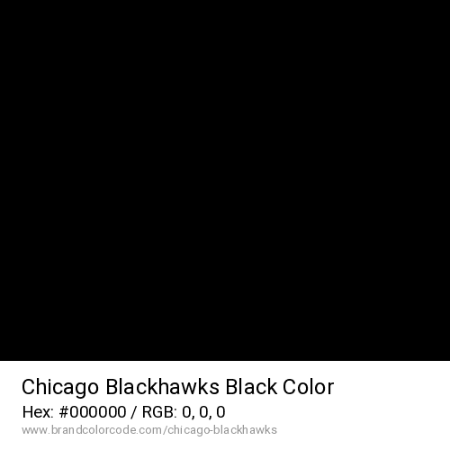 Chicago Blackhawks's Black color solid image preview