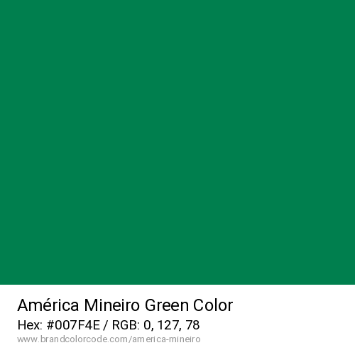 América Mineiro's Green color solid image preview