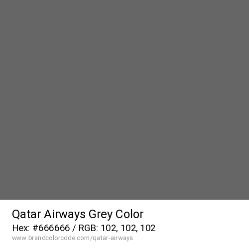 Qatar Airways's Grey color solid image preview