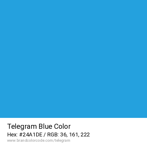 Telegram's Blue color solid image preview