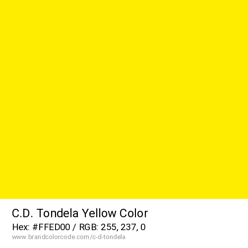C.D. Tondela's Yellow color solid image preview