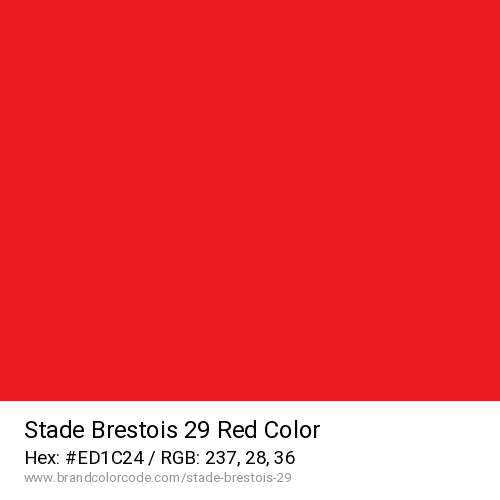 Stade Brestois 29's Red color solid image preview