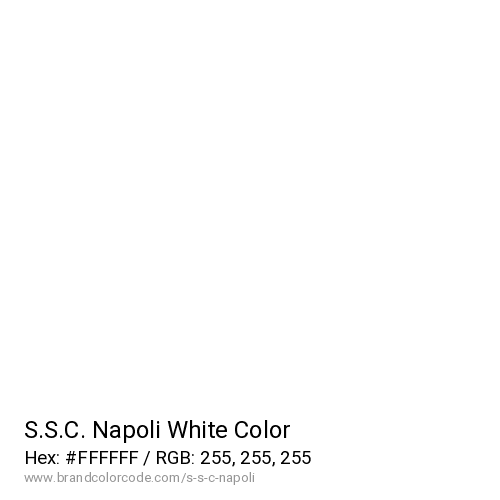 S.S.C. Napoli's White color solid image preview