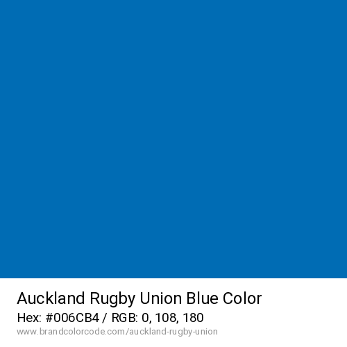 Auckland Rugby Union's Blue color solid image preview