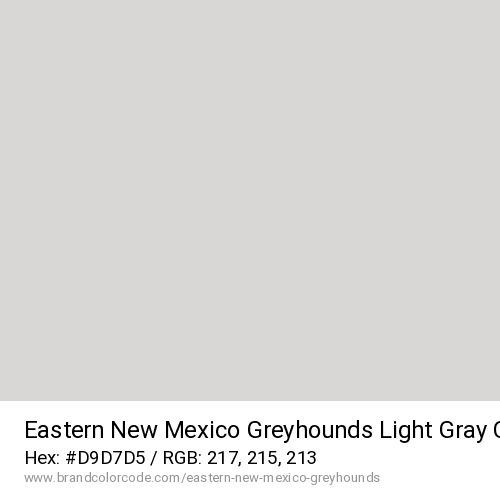 Eastern New Mexico Greyhounds's Light Gray color solid image preview