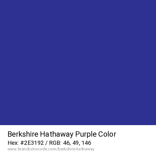 Berkshire Hathaway's Purple color solid image preview