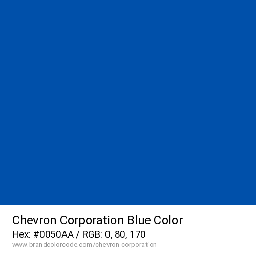 Chevron Corporation's Blue color solid image preview